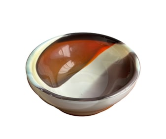 Ira Sapir, Glass Bowl, Hand-Blown Glass