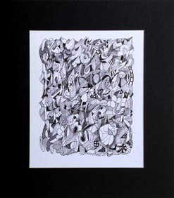 Francis Schanz, Maze, Ink on paper