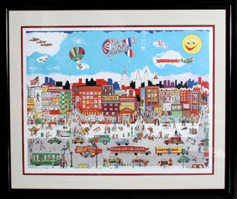 Al Schreiber, Lower East Side, Lithograph