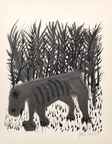 Ben Shahn, One Must Know the Animals, Lithograph