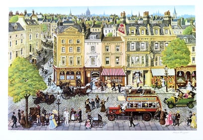 Michael Stringer, Red Bus, Screenprint