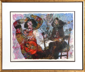 Theo Tobiasse, Je Nommerai non fils obed, Lithograph on Japon