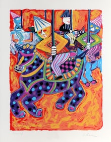 Chae Tong Yull, Carousel, Screenprint