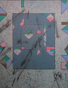 TaBo Toral, Geometric Abstract, Oil on Canvas