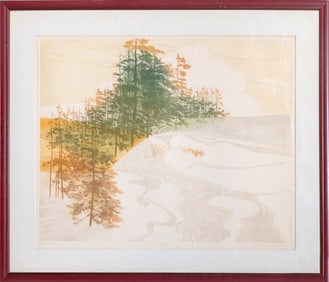 Unknown Artist, Fresh Snow, Etching with aquatint