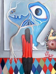 Philippe Valy, Deja Vu II, Oil on Canvas