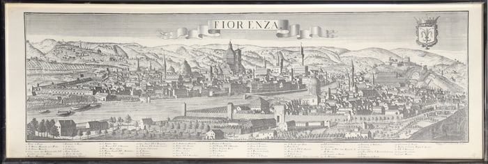 Friedrich Bernhard Werner, Fiorenza (Firenze), Lithograph