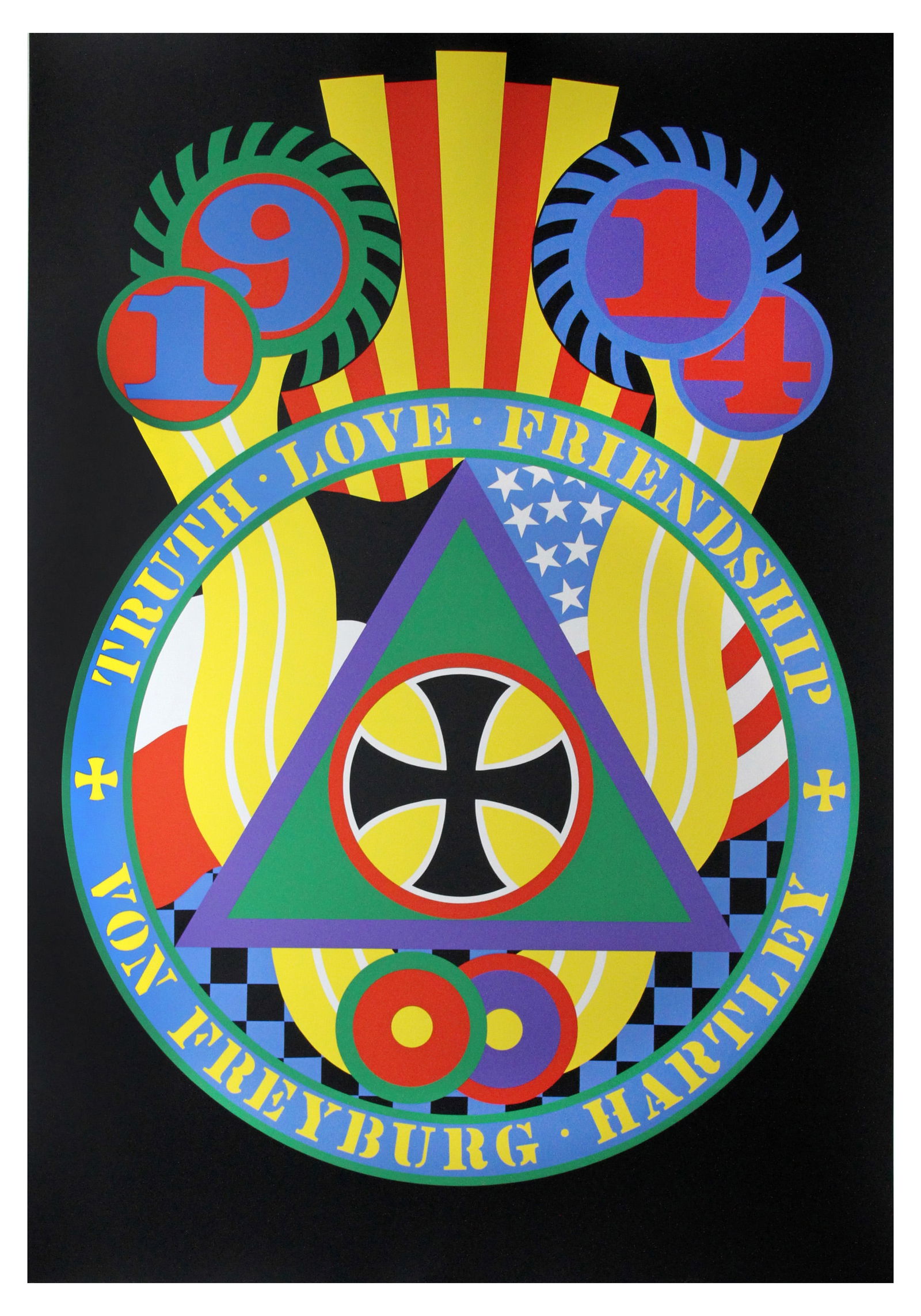 Robert Indiana, The Hartley Elegies: Berlin Series, KvF V, Screenprint (1 of 3)
