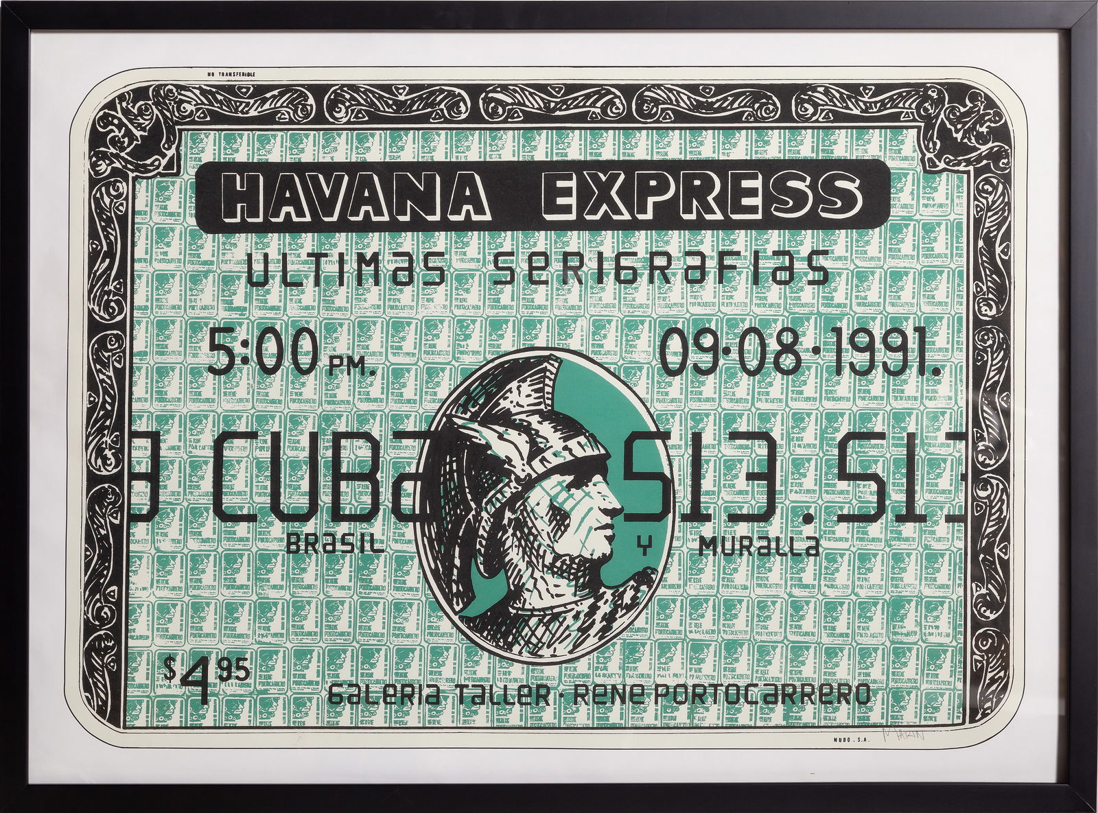 Eduardo Marin, Havana Express, Screenprint (1 of 4)