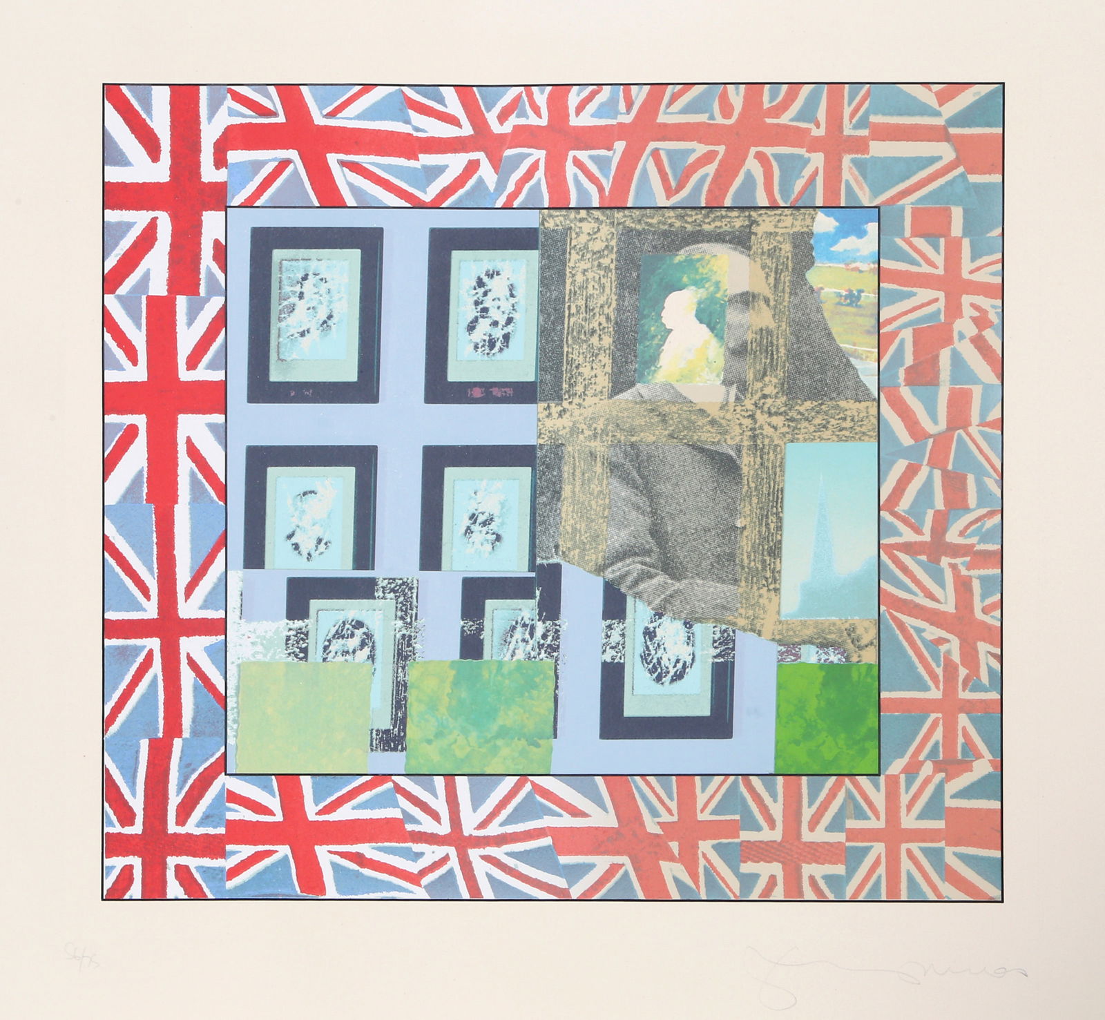 Tom Phillips, Elgar, Screenprint (1 of 3)