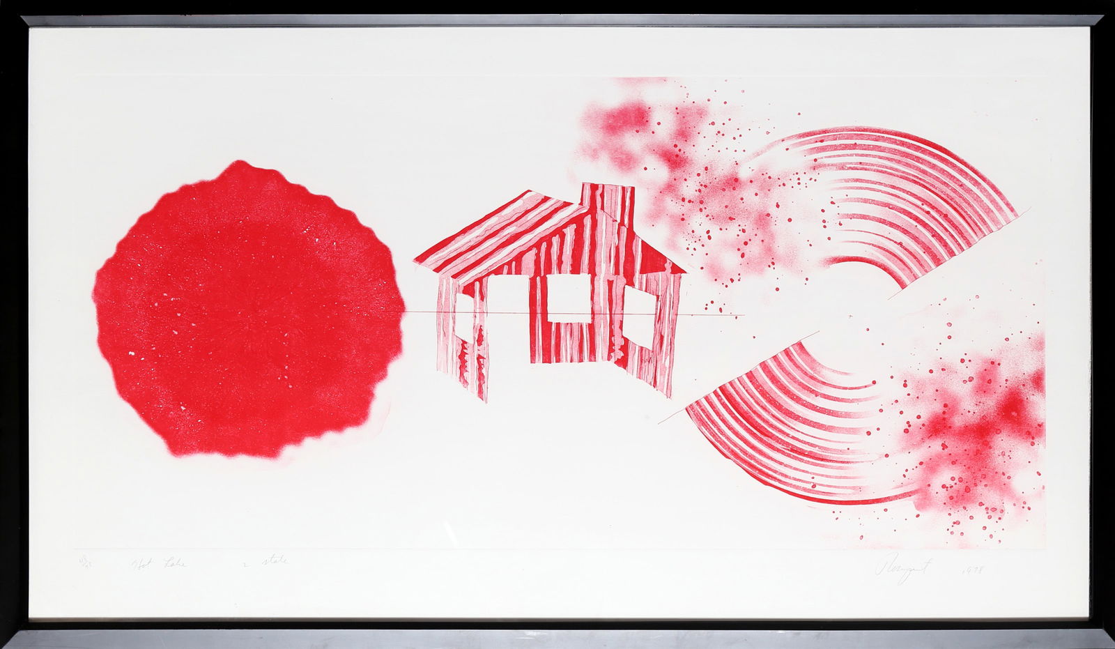 James Rosenquist, Hot Lake (2nd State), Aquatint Etching (1 of 4)