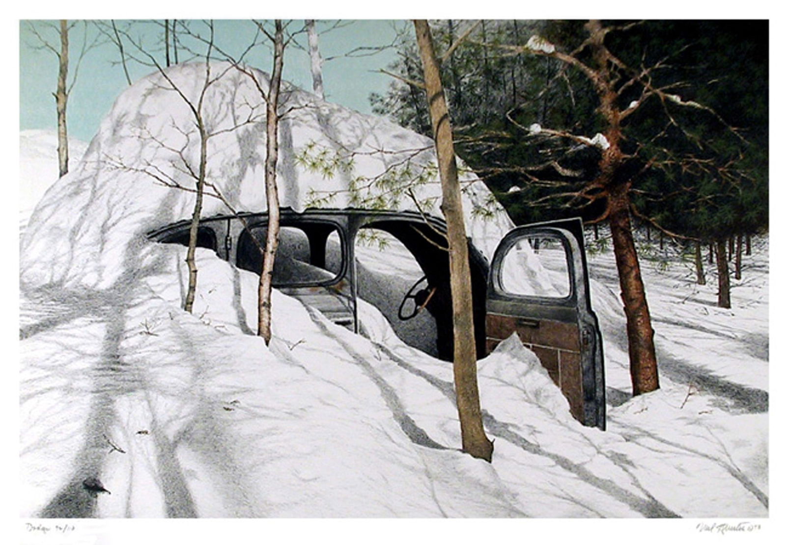 Mel Hunter, Dodge, Lithograph (1 of 5)