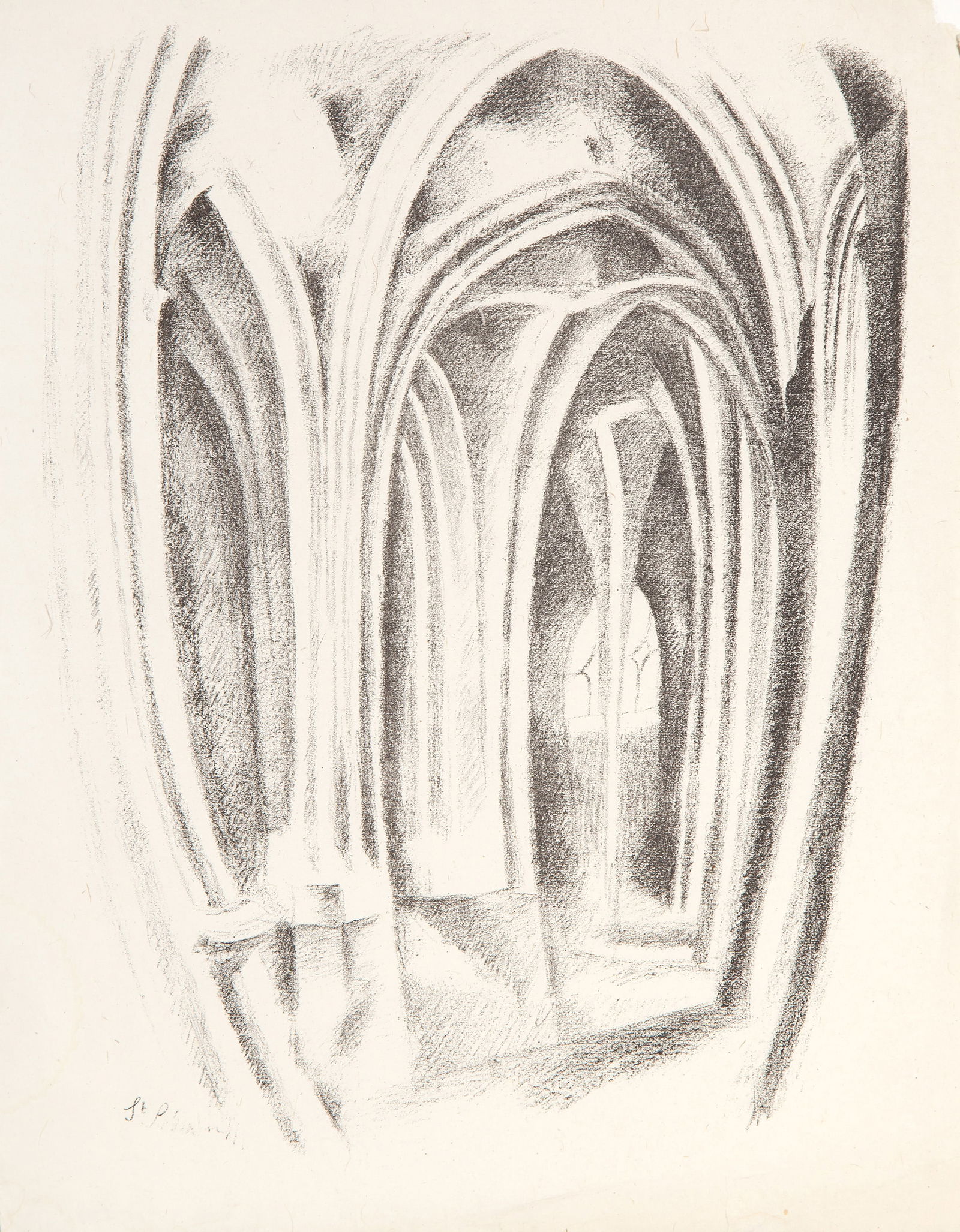 Robert Delaunay, Saint-Severin, Lithograph (1 of 4)
