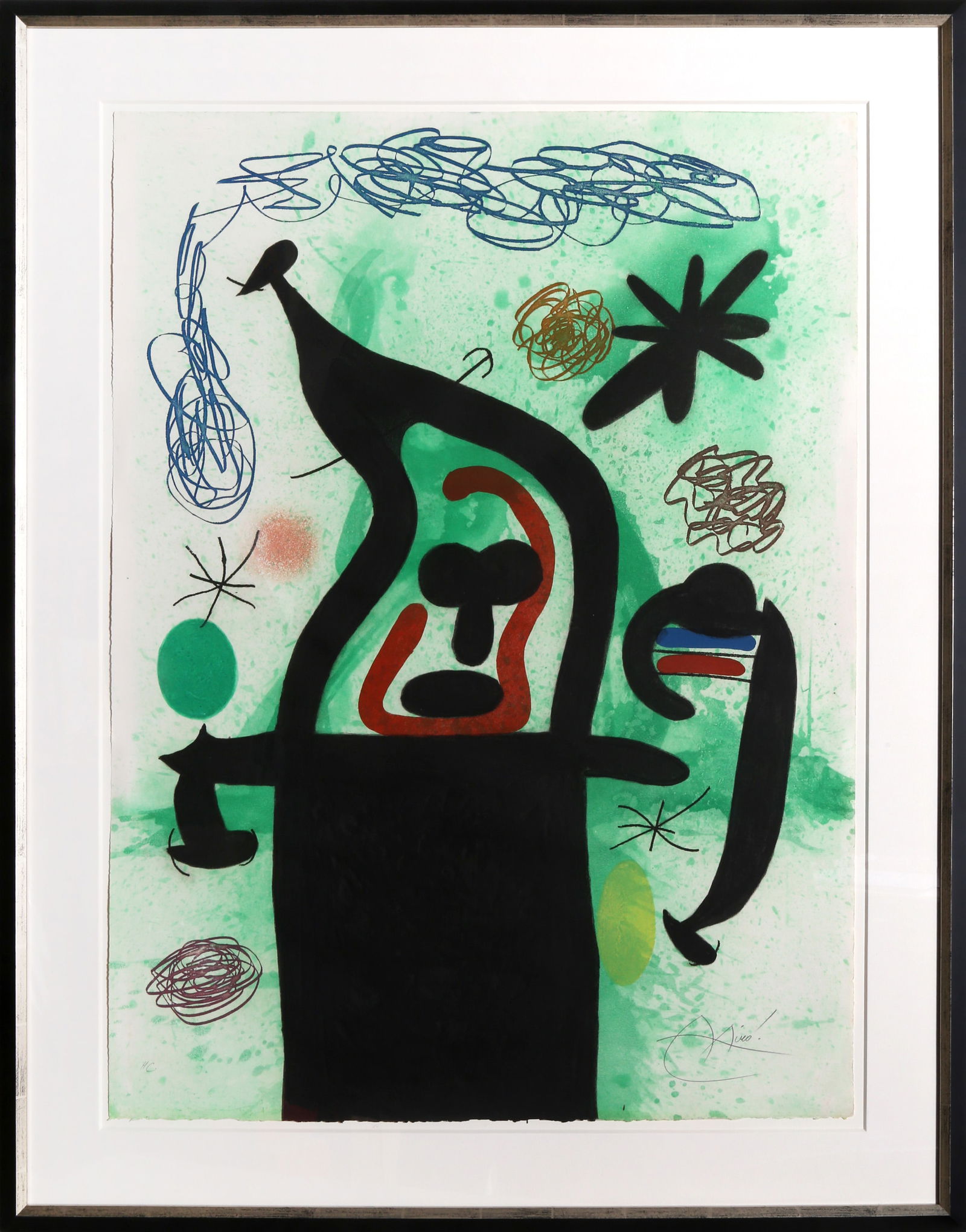 Joan Miro, La Harpie, Etching, Aquatint and Carborundum (1 of 6)
