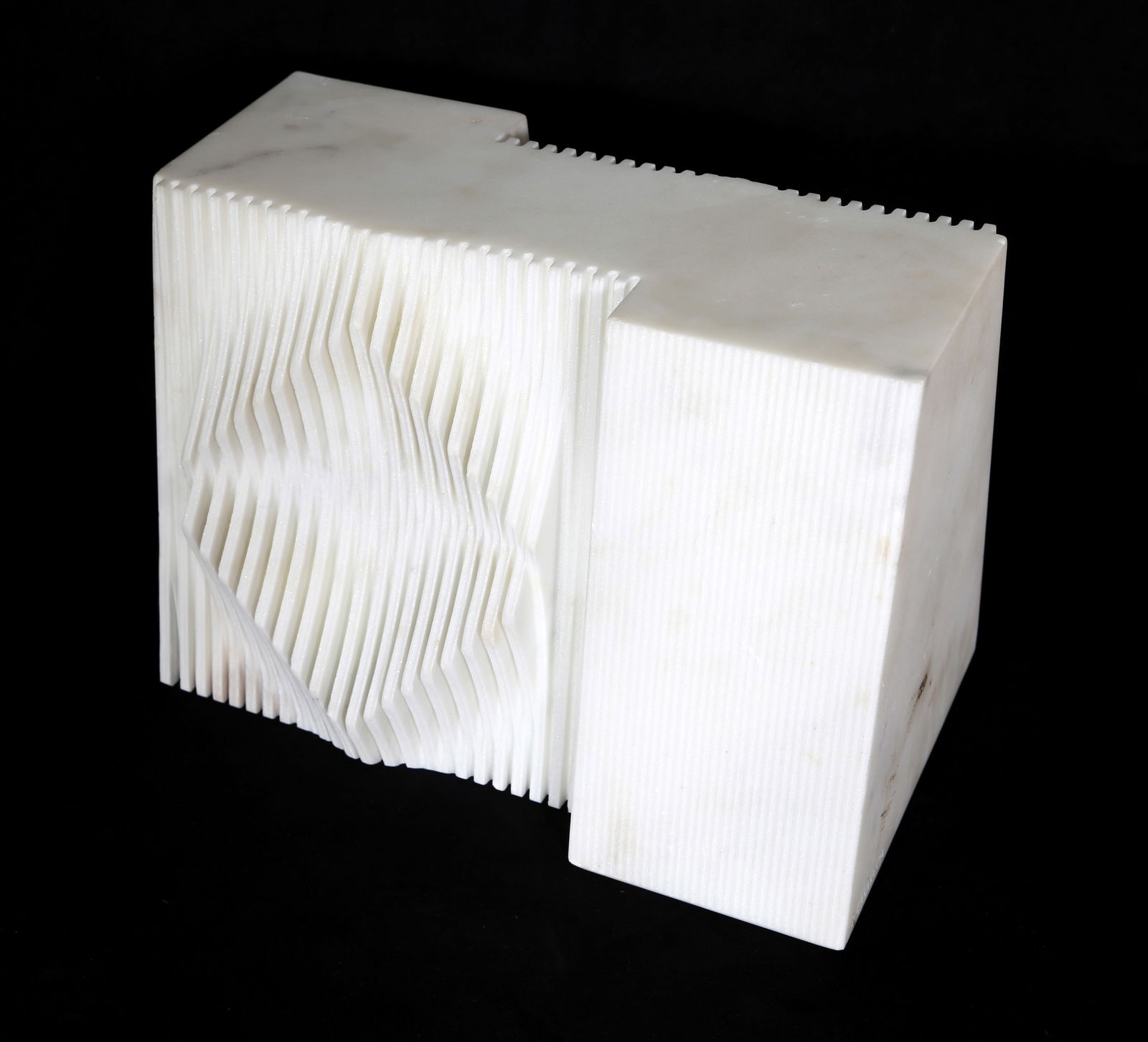 Domenico Casasanta, Marble Sculpture: Artist: Domenico Casasanta, Italian (1935 - ) Title: Untitled III Year: 1972 Medium: Marble Sculpture, signature and date inscribed Size: 8.5 x 12 x 4.5 in. (21.59 x 30.48 x 11.43 cm) All listed flat