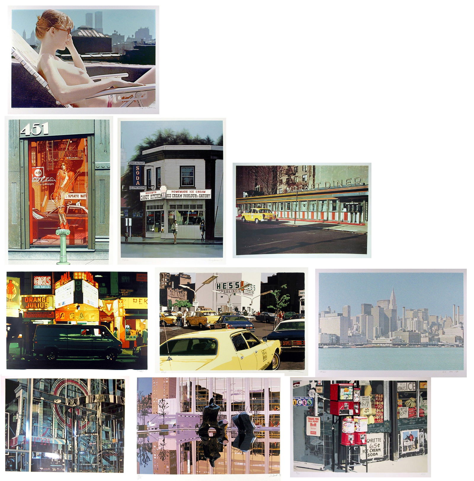 Various Artists, The City Scapes Portfolio, 10 Photorealist Screenprints (1 of 11)