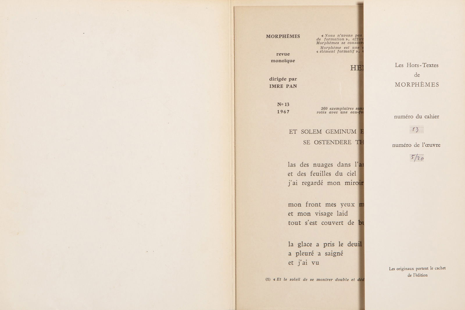 Marcel Jean, Morphemes, Etching - 5