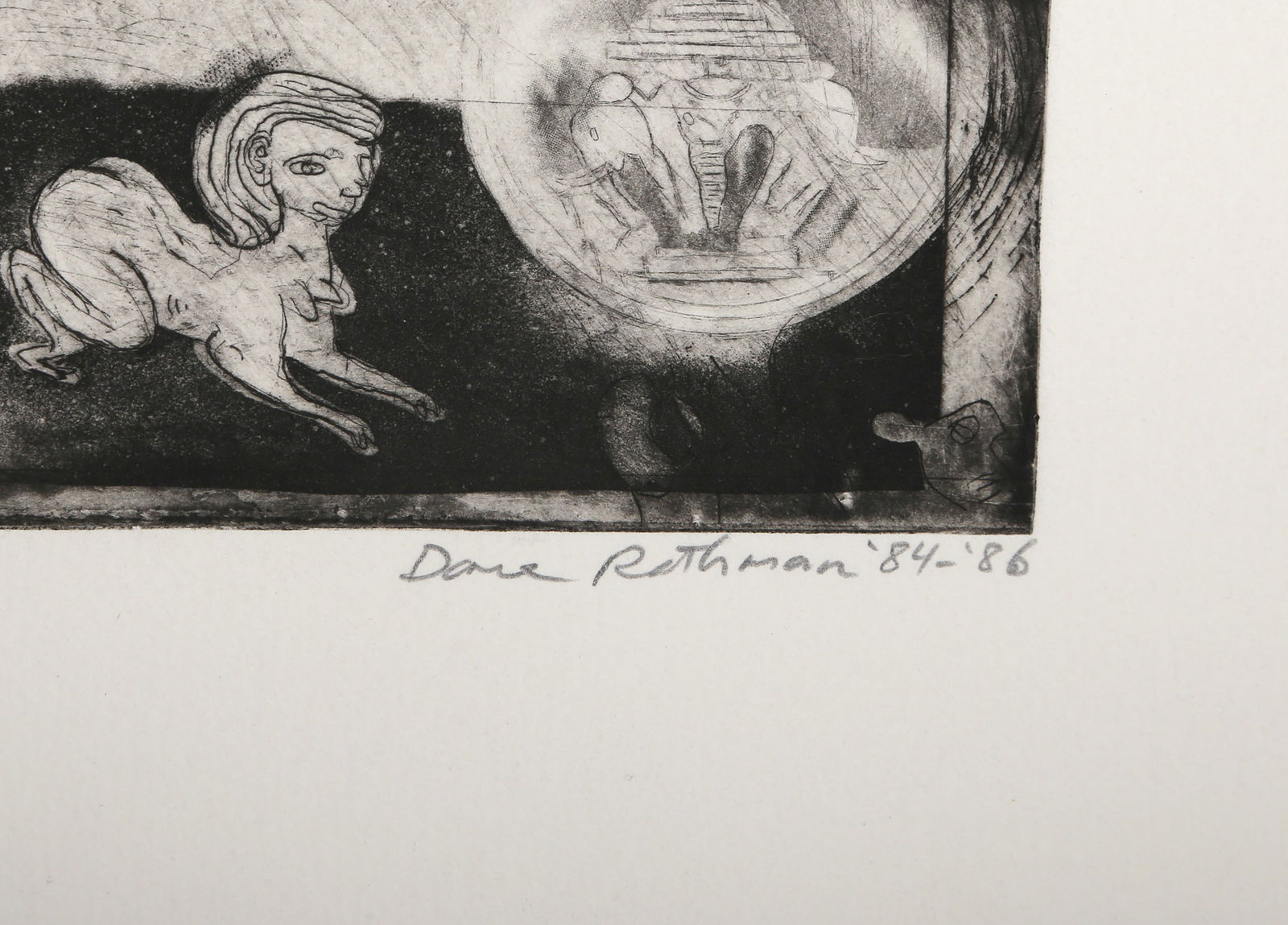 David Rathman, Serenade, Etching - 5