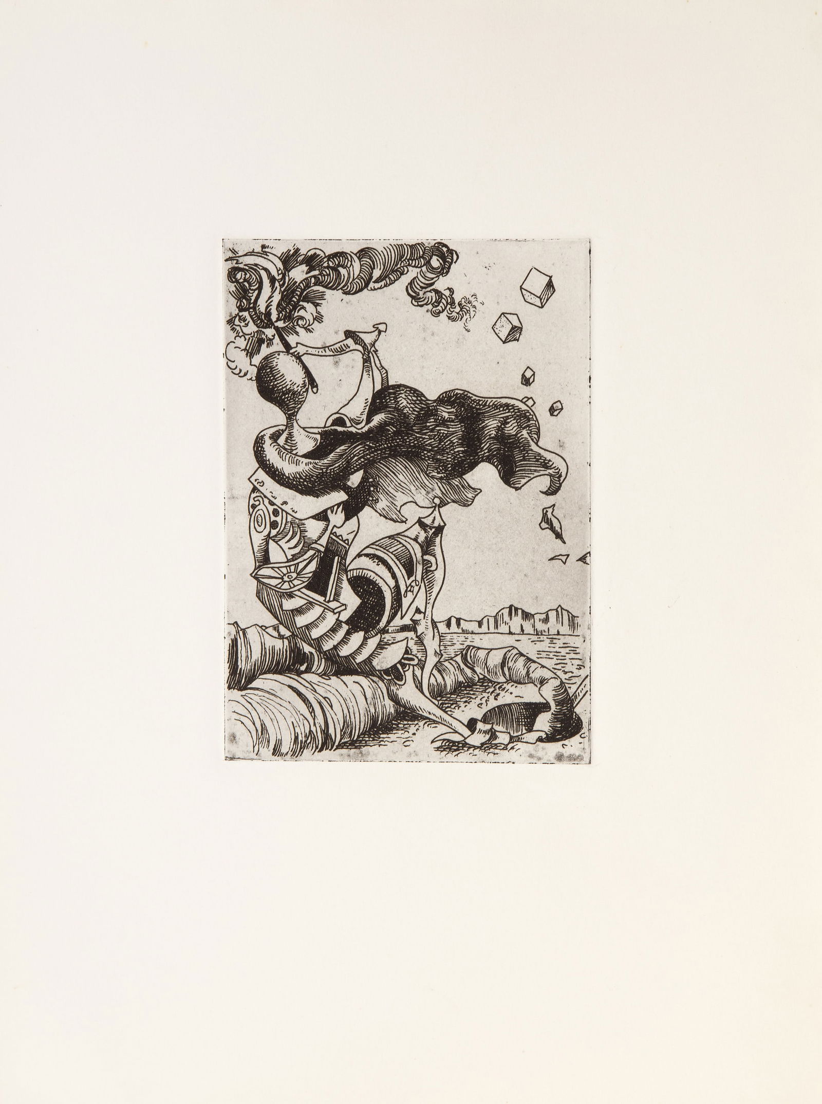 Kurt Seligmann, Sailing Ship, Etching - 4