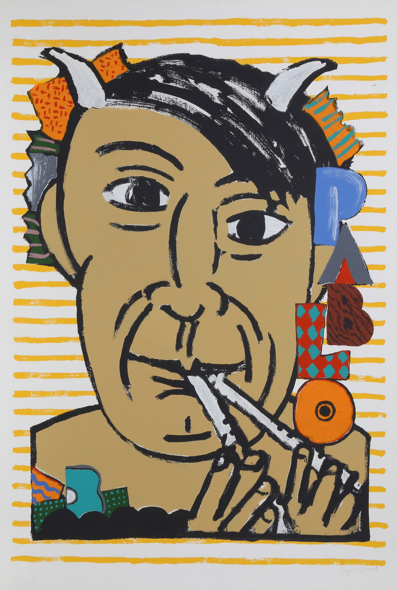Seymour Chwast, Pablo Picasso, Screenprint (1 of 3)