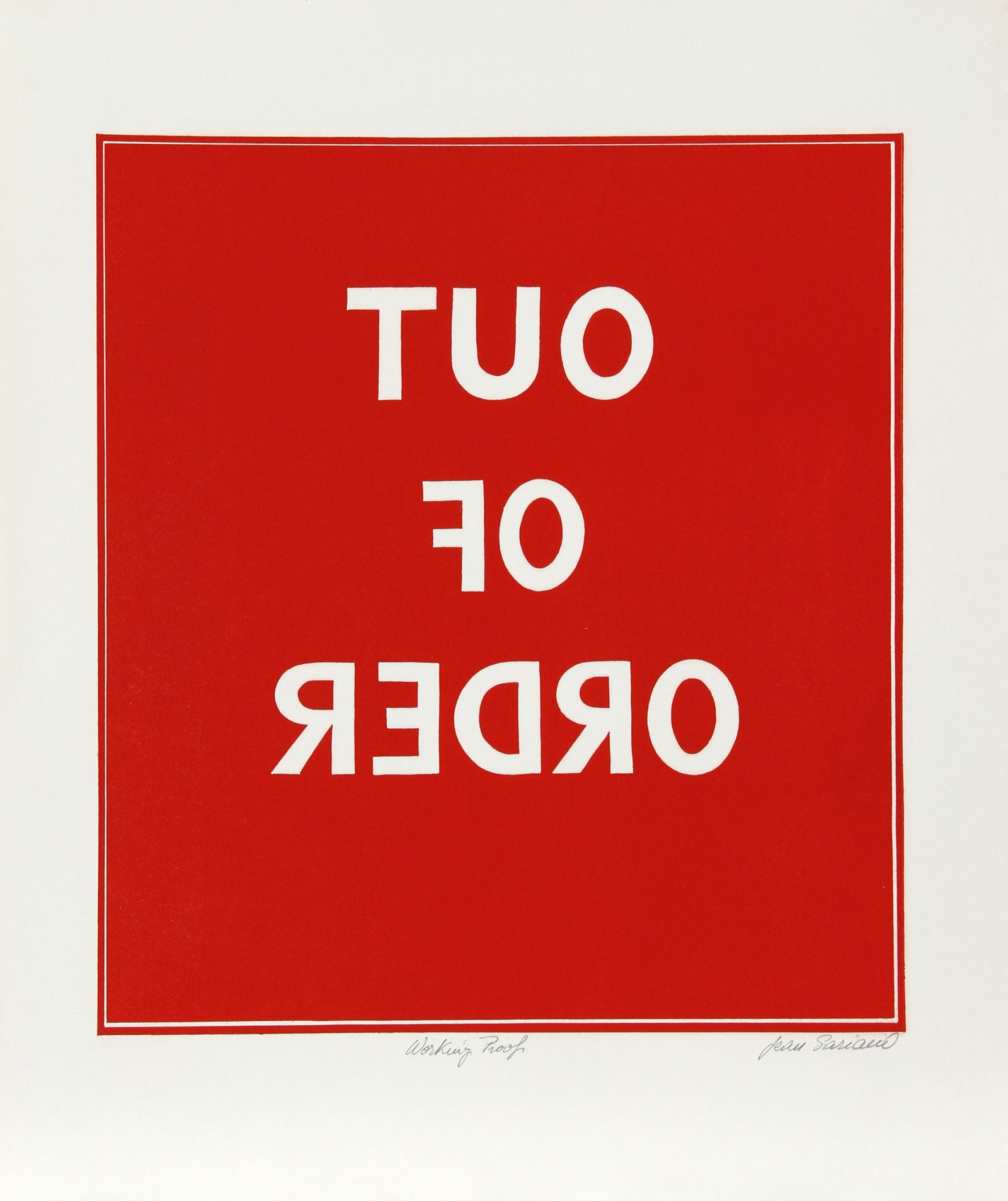 Jean Sariano, Working Proof, Intaglio Etching (1 of 4)