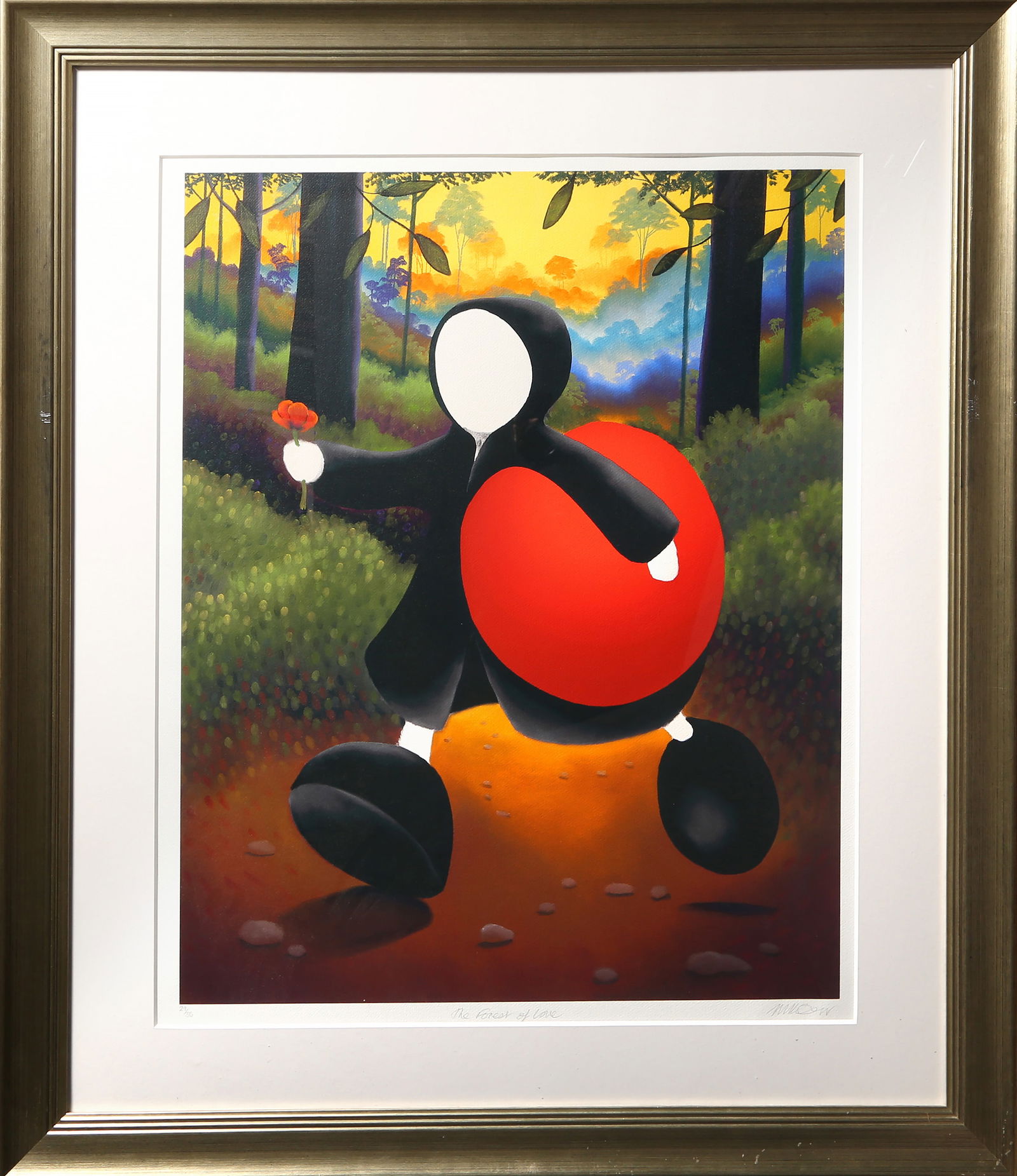 Mackenzie Thorpe, The Forest of Love, Screenprint (1 of 5)