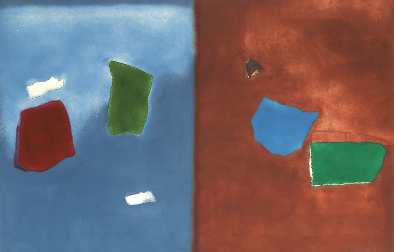 Esteban Vicente, Point to Point, Aquatint (1 of 4)