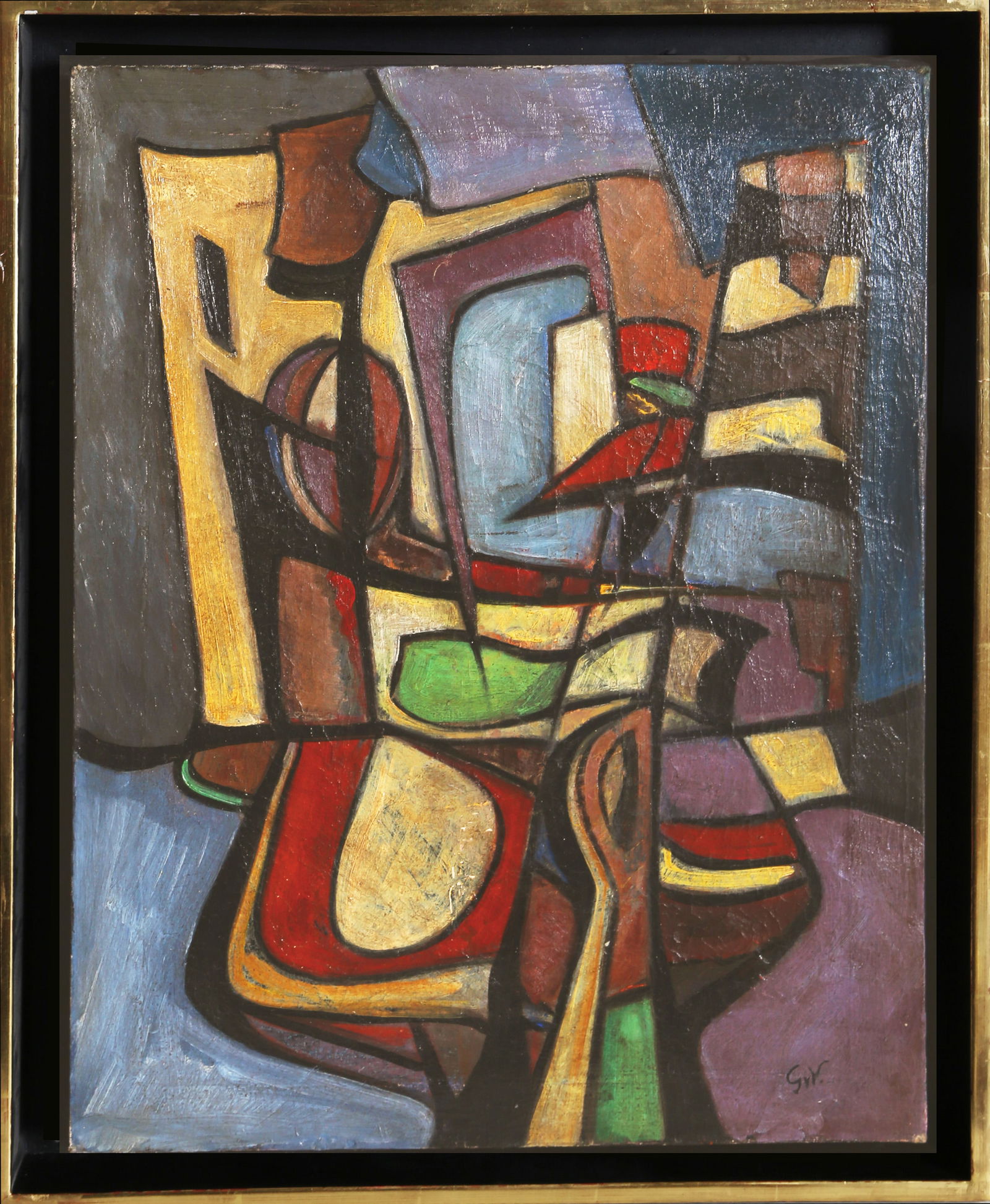 Geer van Velde, Cubist Still Life, Oil Painting (1 of 4)