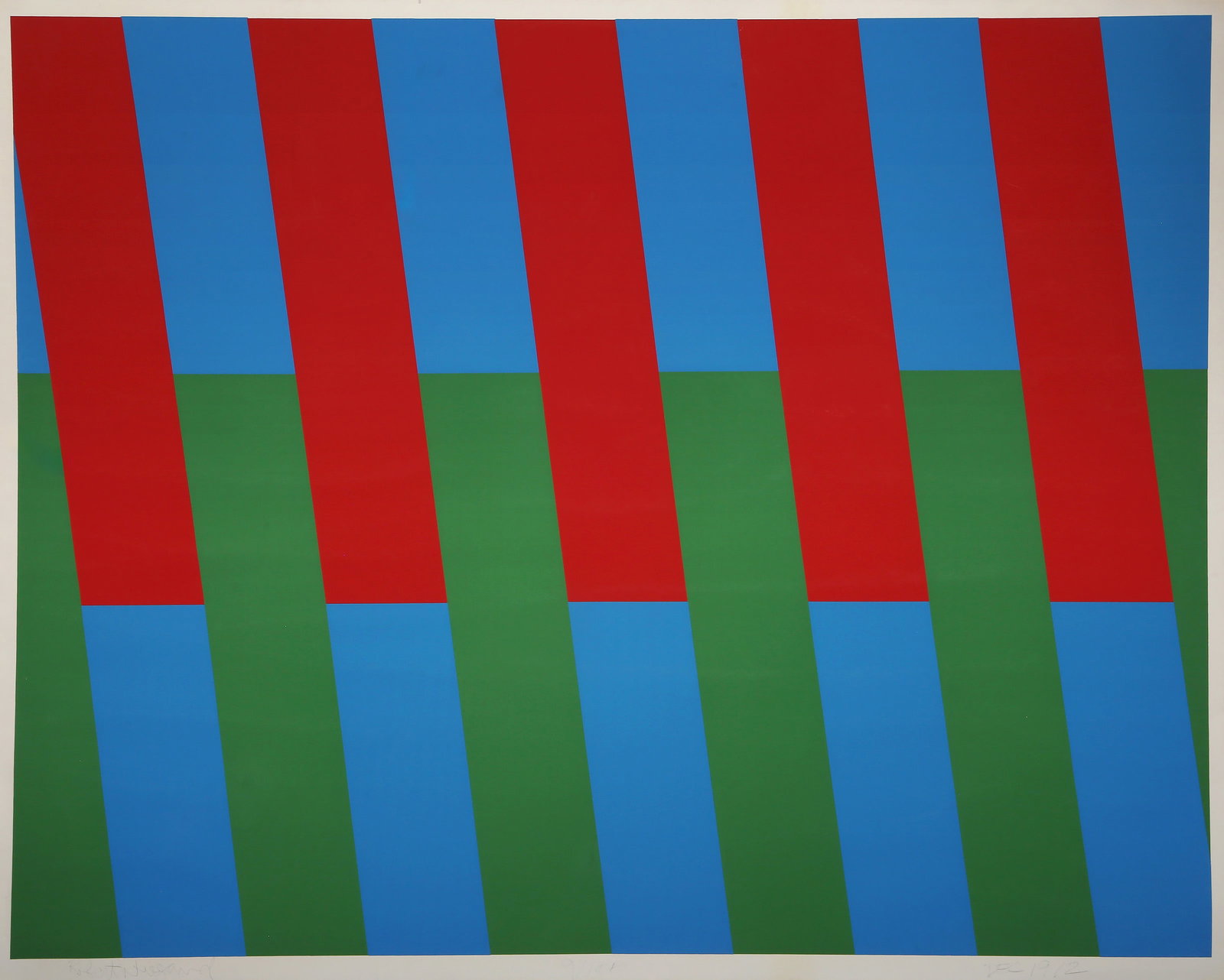 Robert Wiegand, City Walls, Screenprint (1 of 4)