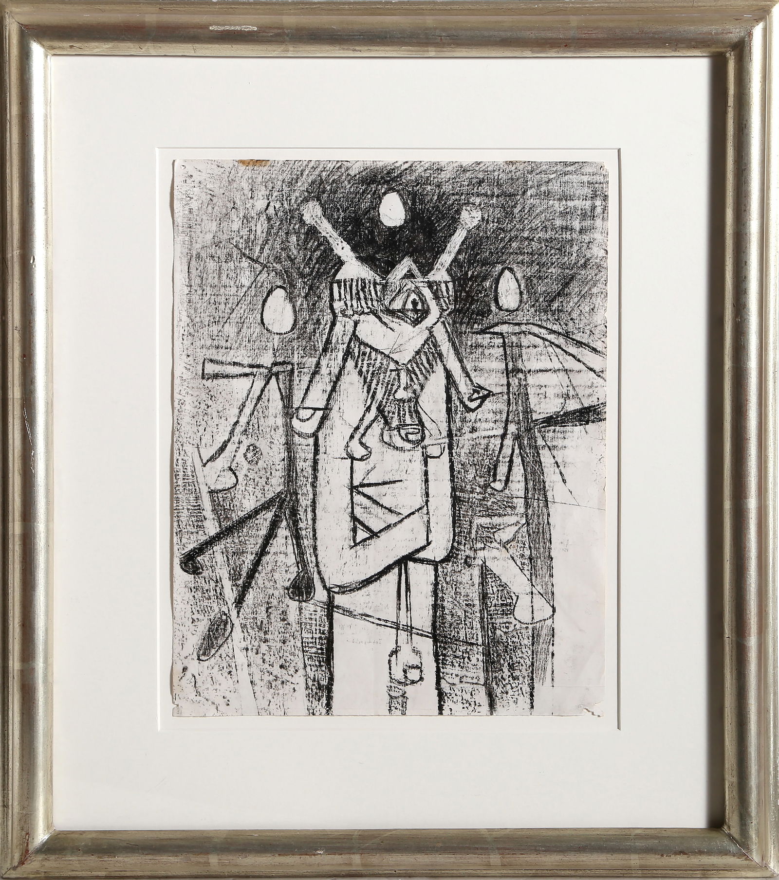 Roberto Matta, Surrealist Figure in Space-scape, Drawing (1 of 4)