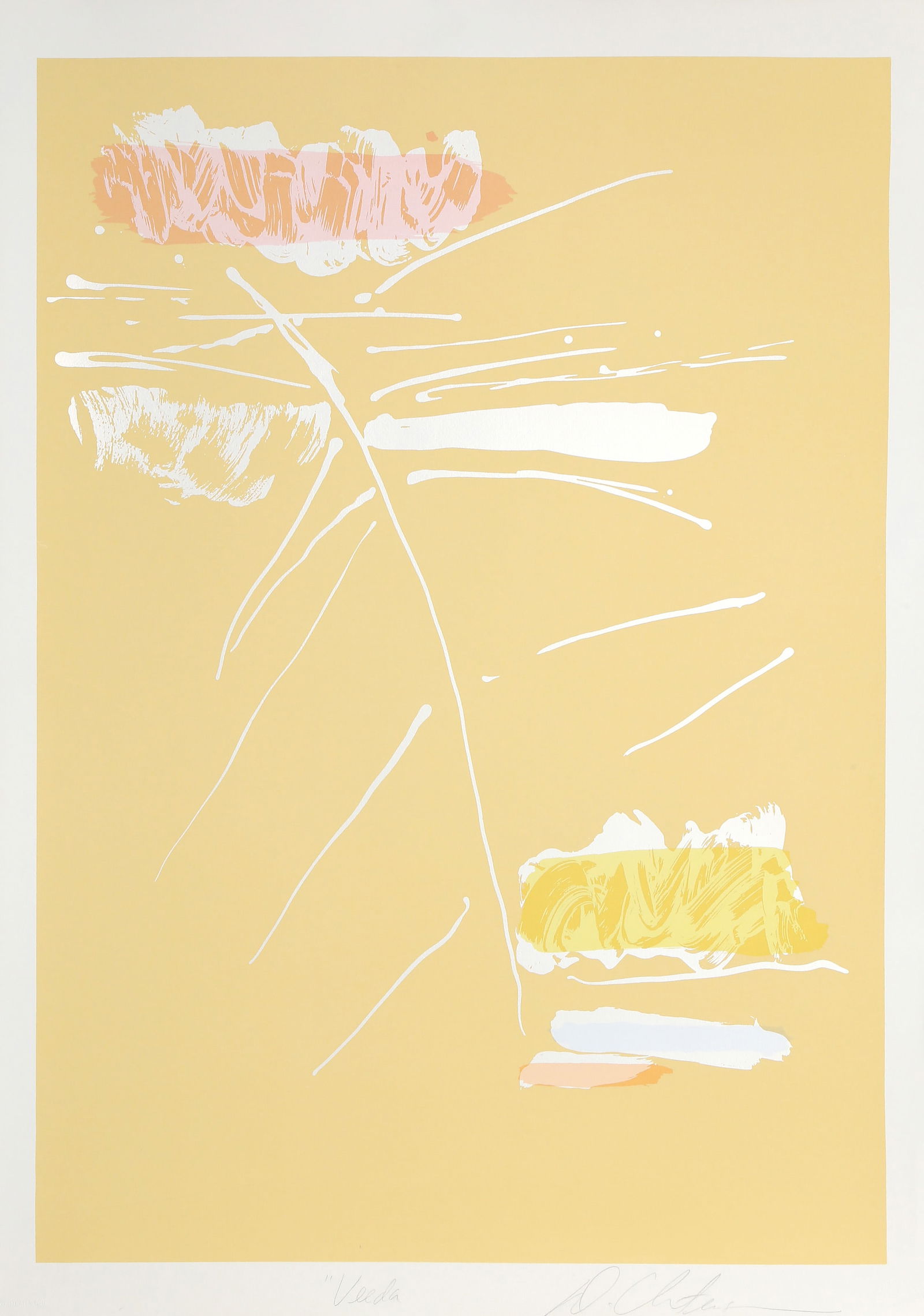 Dan Christensen, Veeda, Screenprint (1 of 4)