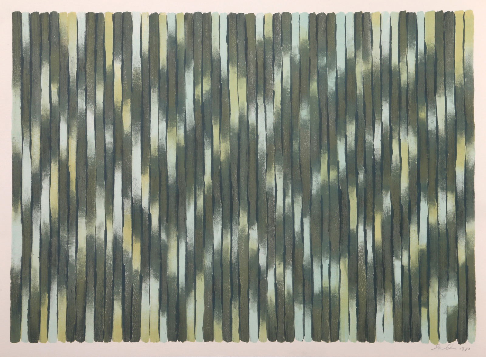 Gene Davis, Ferris Wheel, Lithograph (1 of 2)