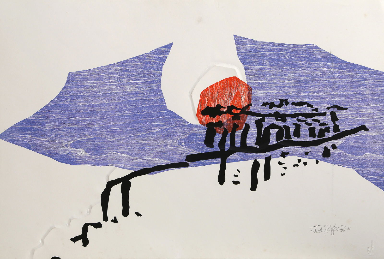 Judy Rifka, The Acropolis, Lithograph and Woodcut (1 of 4)