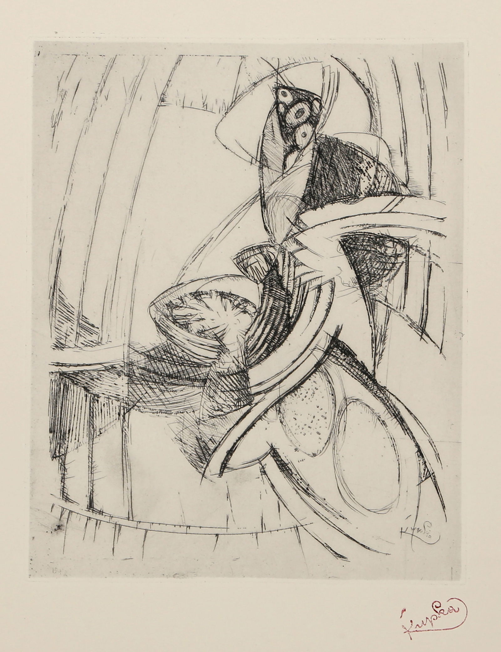 Frantisek Kupka, Sons de Cloches, Etching (1 of 5)