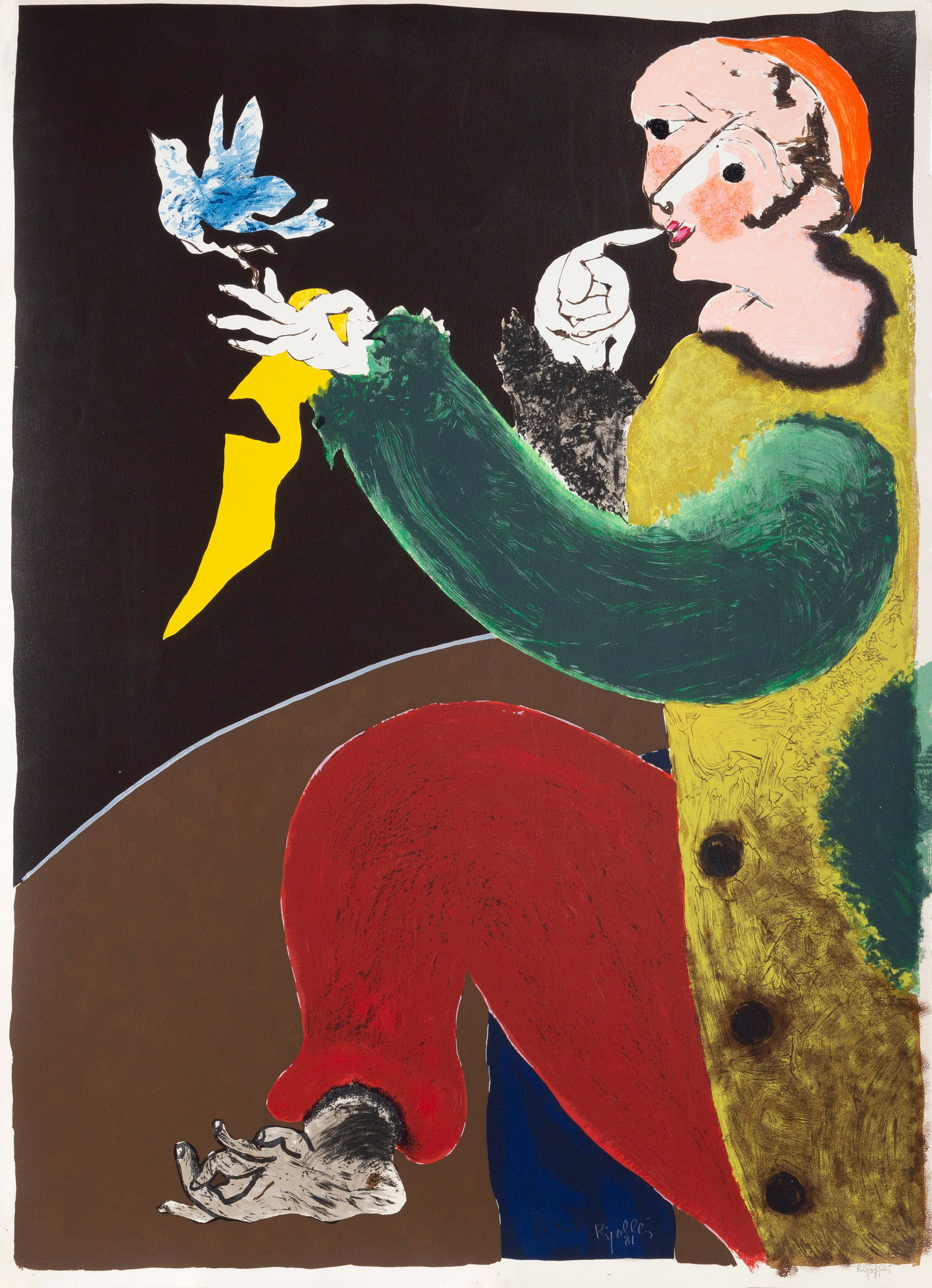 Juan Garcia Ripolles, Arlequin, Screenprint (1 of 3)