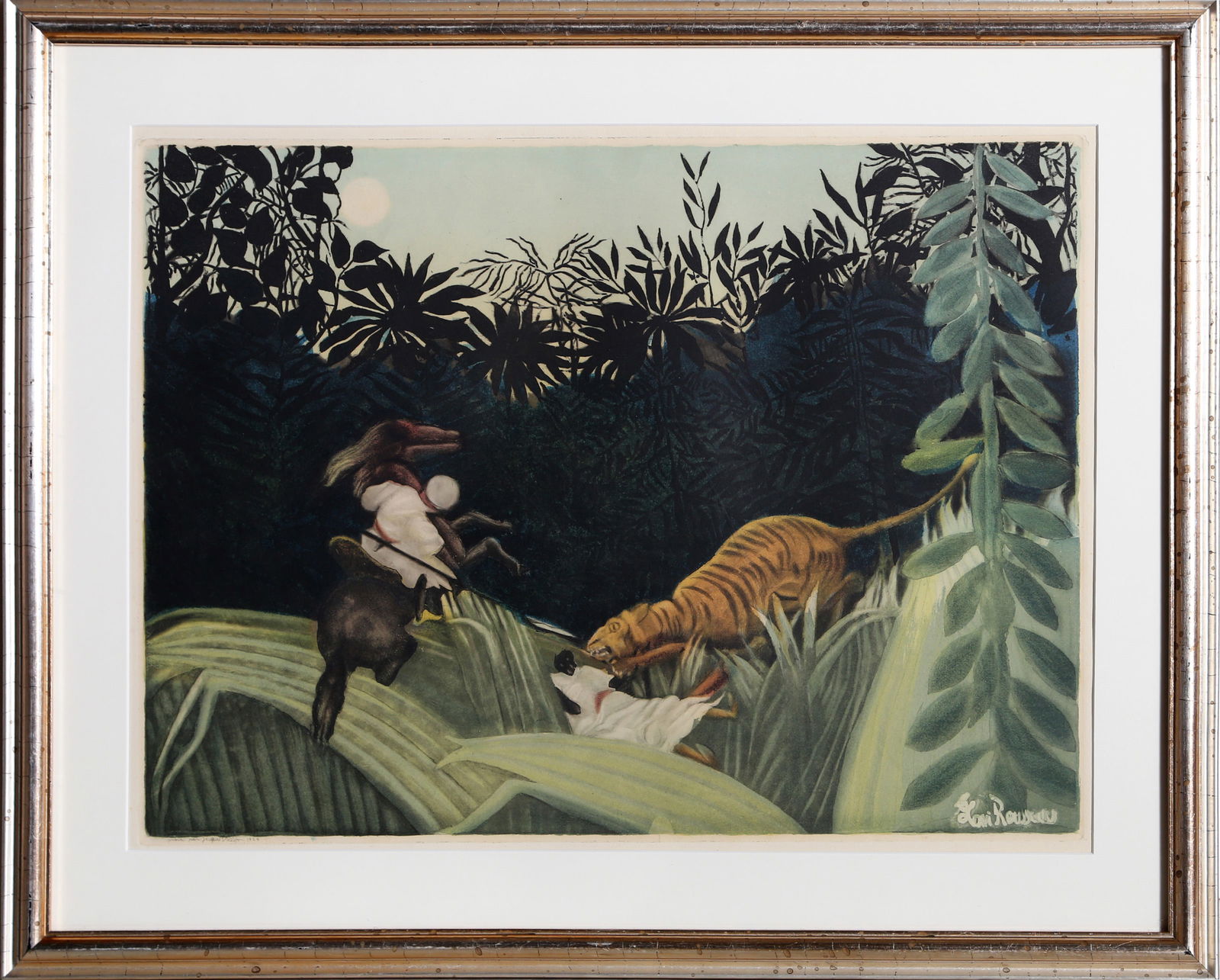 Jacques Villon, La Chasse au Tigre, Etching with Aquatint (1 of 3)