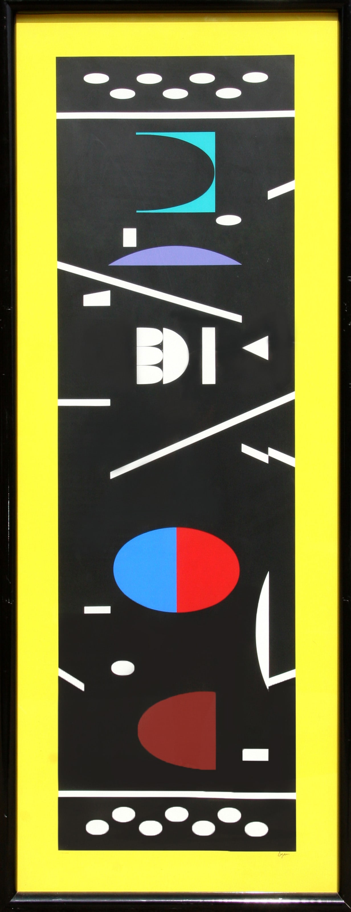 Yaacov Agam, Menorah Series 4, Screenprint (1 of 3)