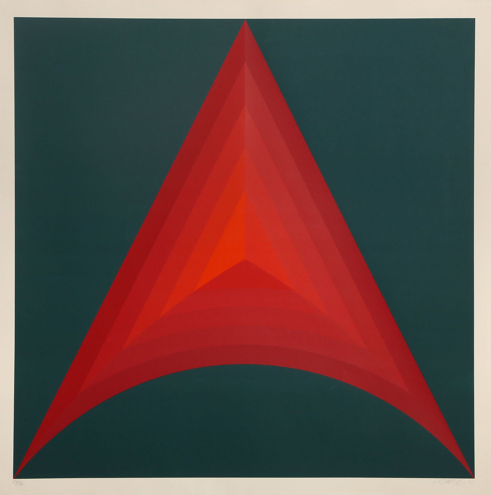 Luitpold Domberger, Arrow, Screenprint (1 of 4)