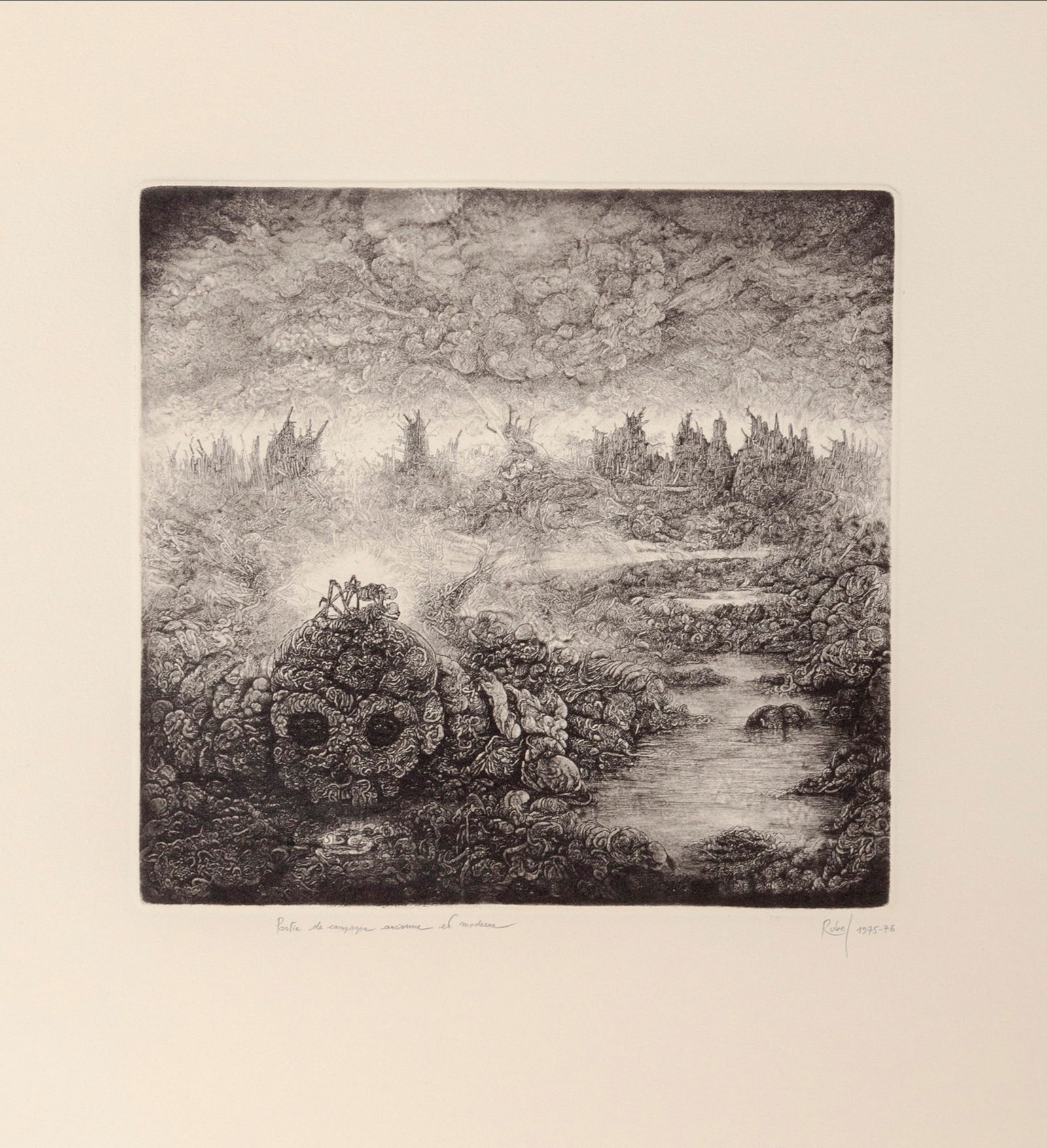 Georges Rubel, Partie de Campagne Ancienne et Moderne, Etching (1 of 3)