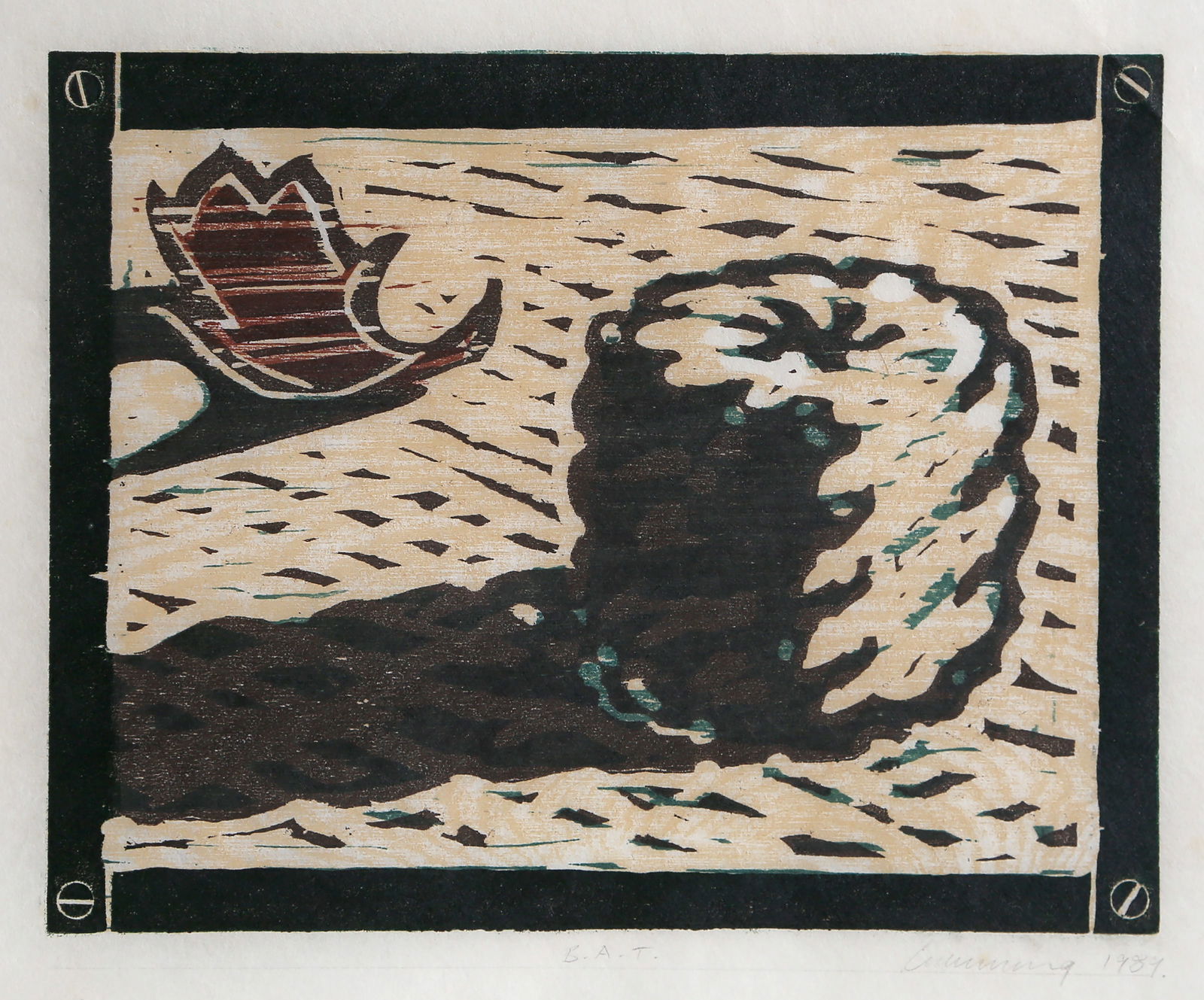 Robert Cumming, Small Chemistry, Woodcut (1 of 4)