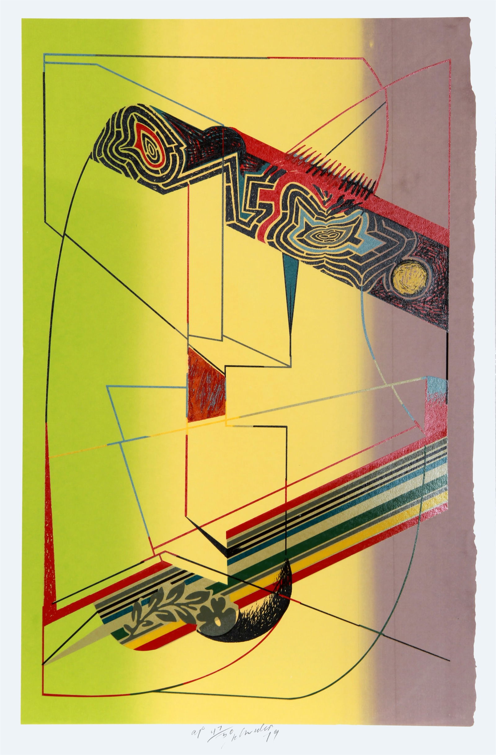 William Schwedler, First Things First, Screenprint (1 of 2)