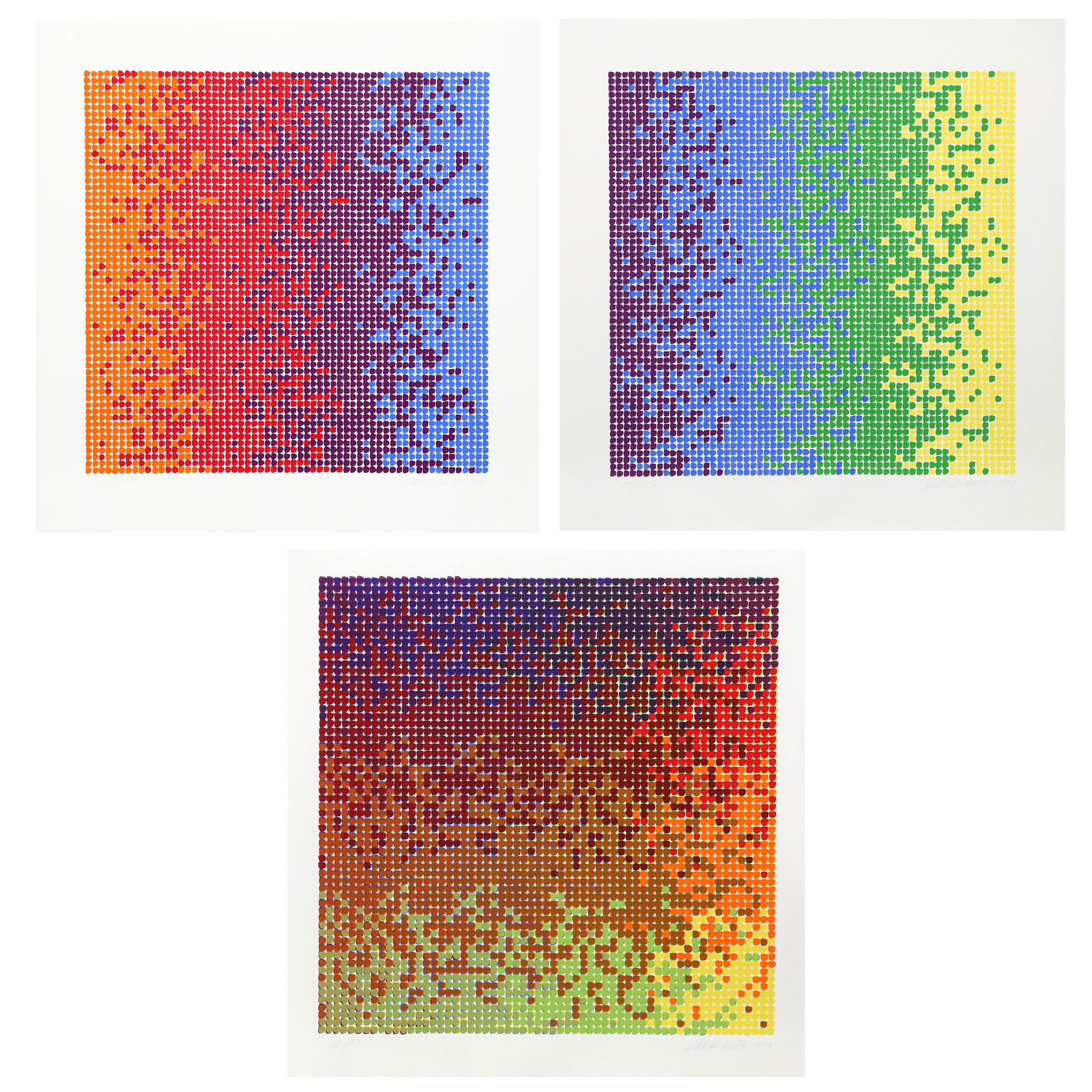 David Roth, Lot of Three Screenprints (1 of 5)