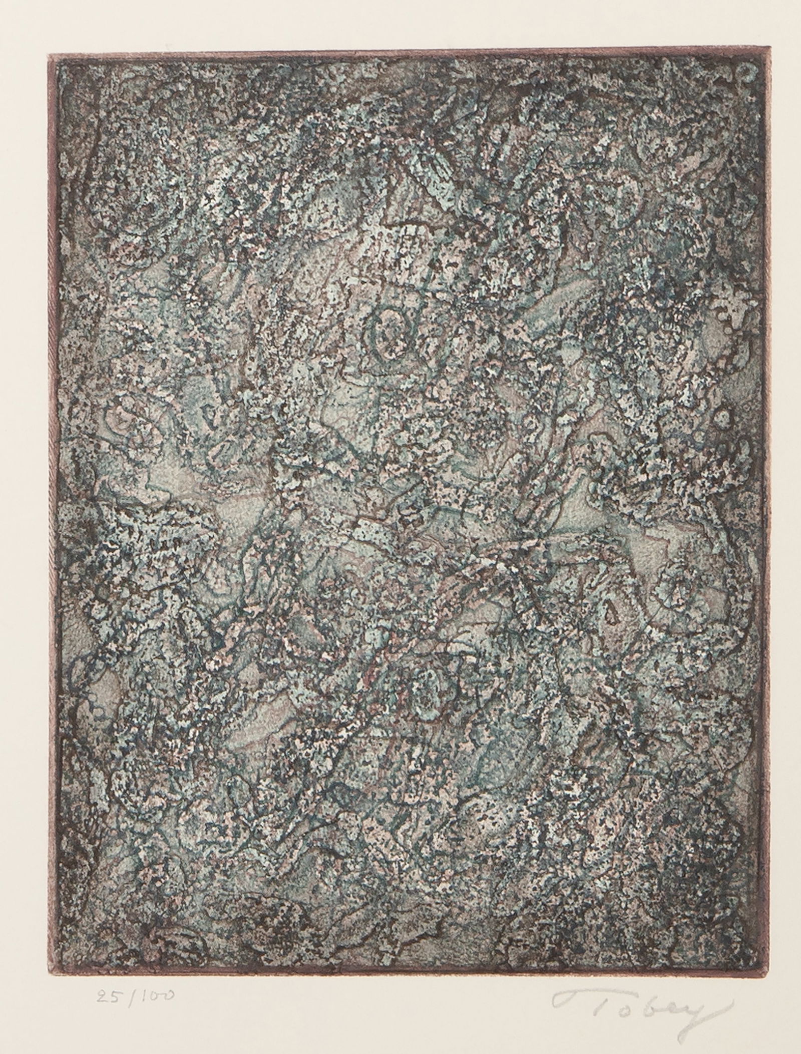 Mark Tobey, Subtle Souvenir, Etching (1 of 3)