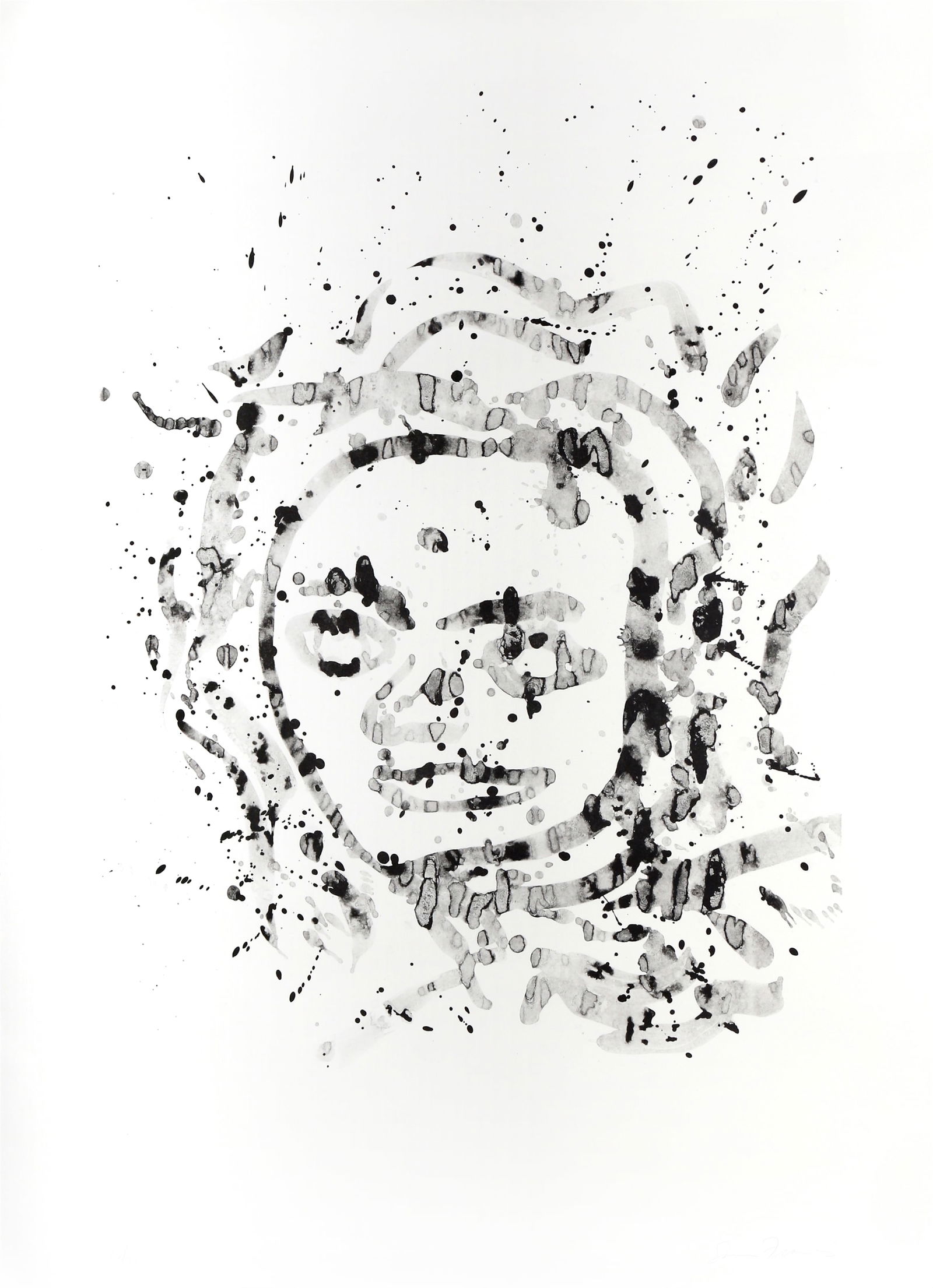 Sam Francis, Self Portrait (SF-050), Lithograph (1 of 4)