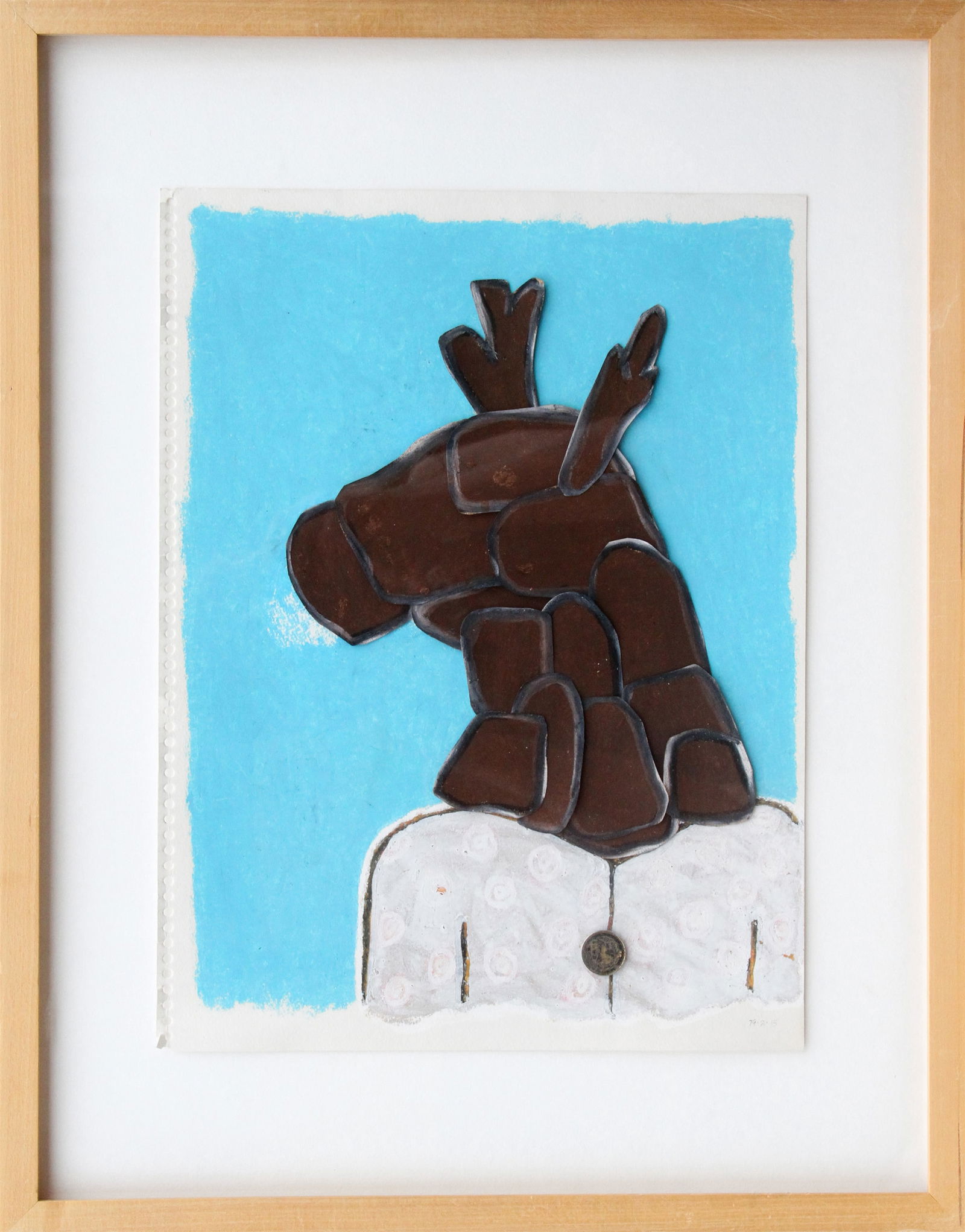 Stephen Cruise, Moose, Acrylic Painting (1 of 3)