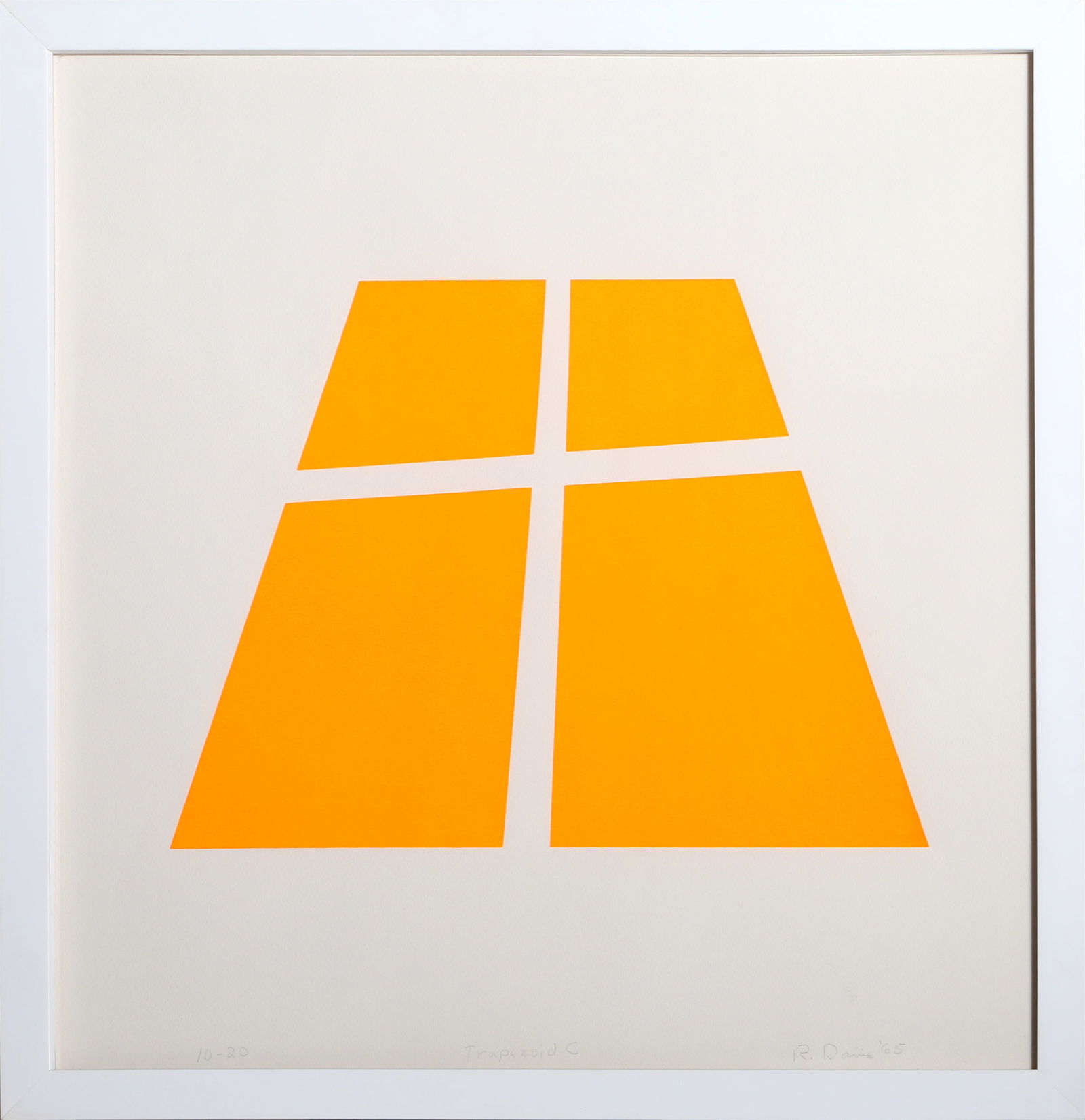 Ronald Davis, Trapezoid C, Screenprint (1 of 5)