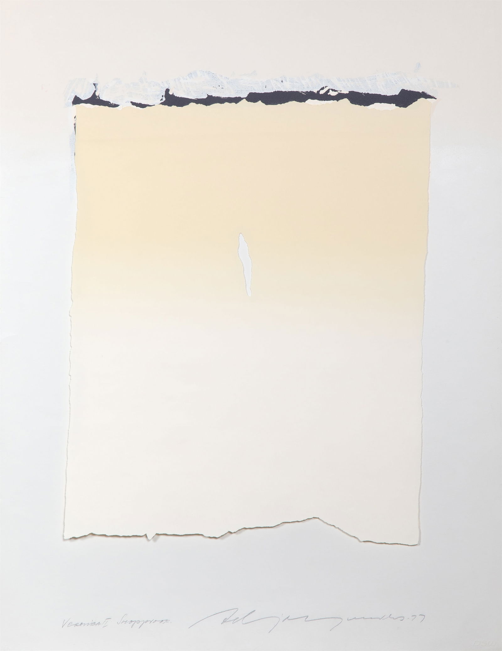 Adja Yunkers, Veronica II, Lithograph & Collage on Paper (1 of 5)