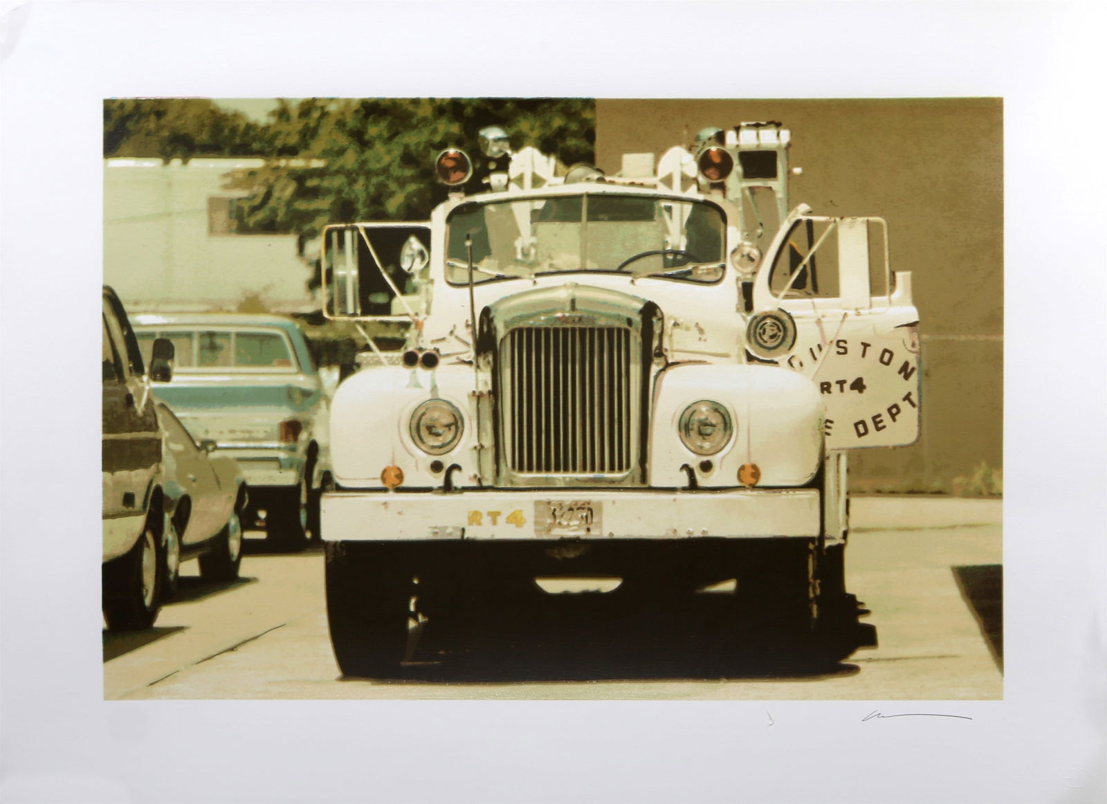 Ron Kleemann, White Knight, Screenprint (1 of 5)