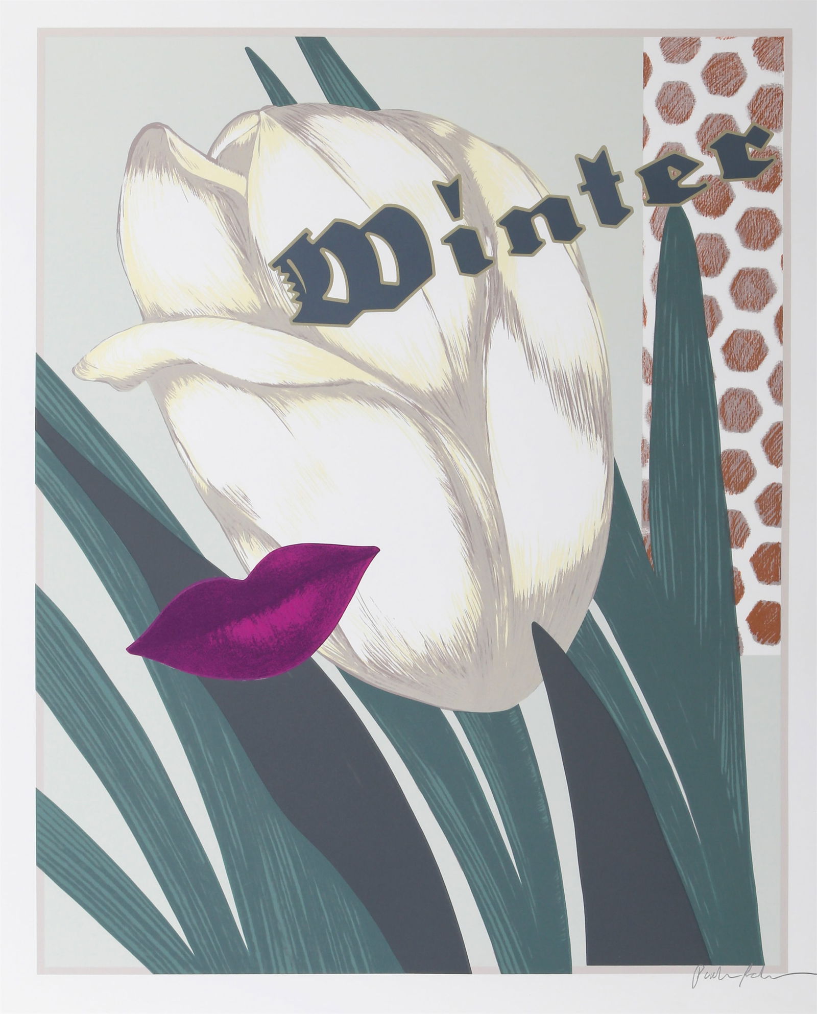 Paula Scher, Winter, Screenprint (1 of 4)