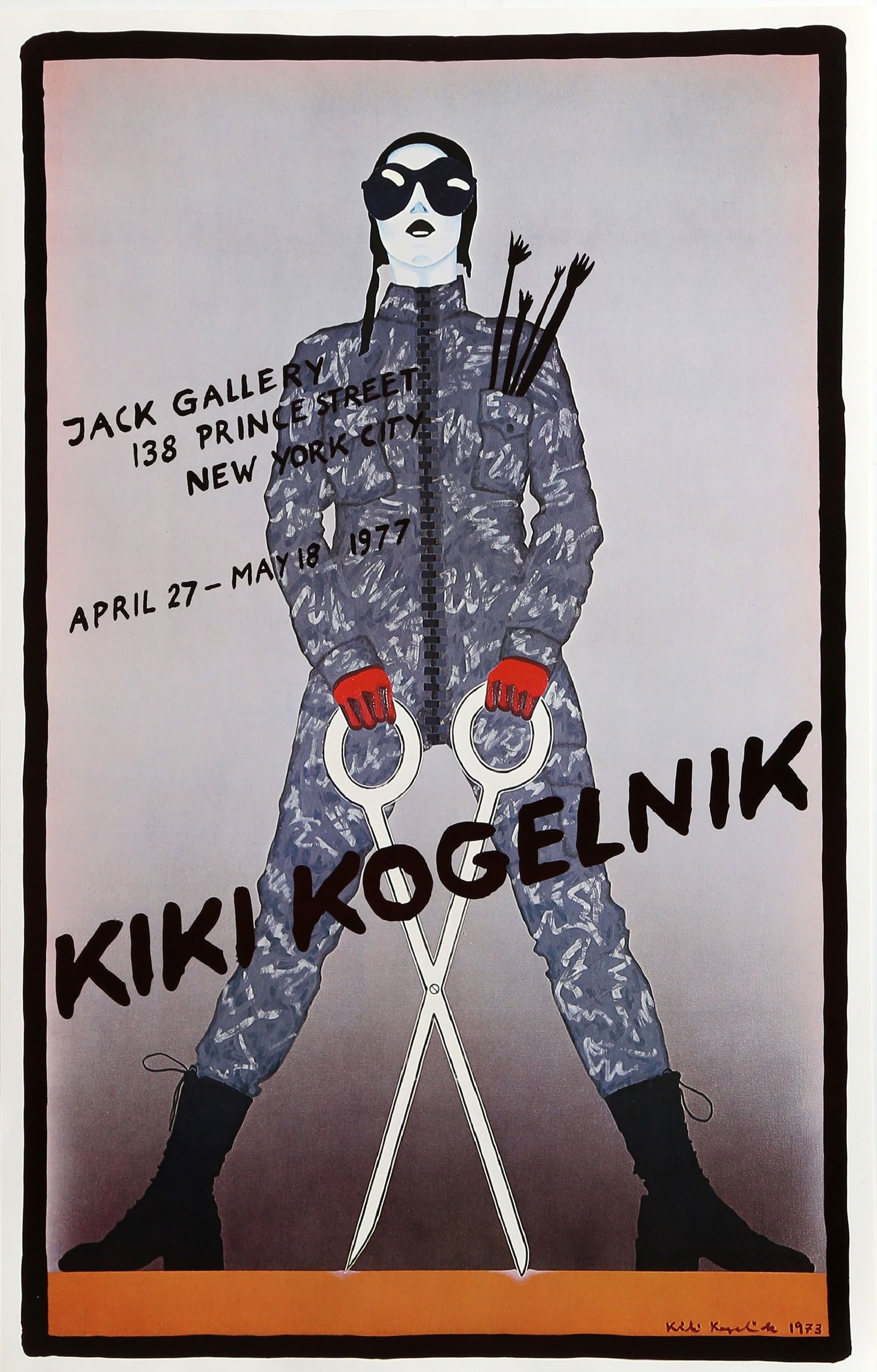 Kiki Kogelnik, Jack Gallery (Scissors), Poster (1 of 1)